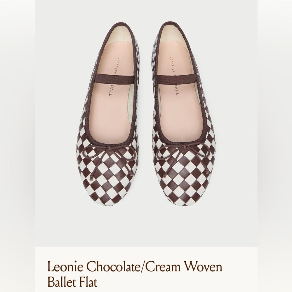 New in Box - Loeffler Randall Leonie Woven Ballet Flats